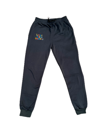 Sweatpants/Joggers - Colourful Embroidery